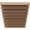 Ekena Millwork 12"W x 12"D x 12"H Wide Landon Rough Cedar Woodgrain TimberThane Corbel, Primed Tan CORUR12X12X12LANRCPR - alternate 5
